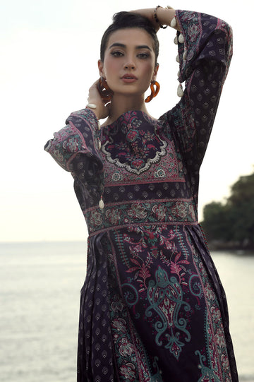 Unstitched 1 Piece Lawn Digital Printed Shirt - Diners