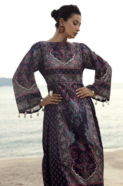 Unstitched 1 Piece Lawn Digital Printed Shirt - Diners