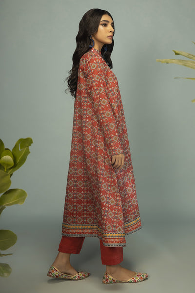 Unstitched 1 Piece Lawn Printed Shirt - Diners