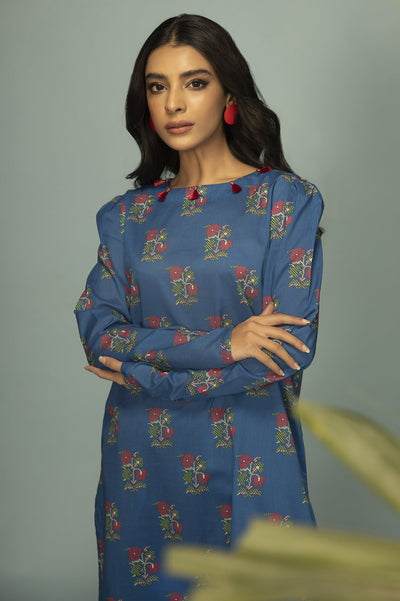 Unstitched 1 Piece Lawn Printed Shirt - Diners
