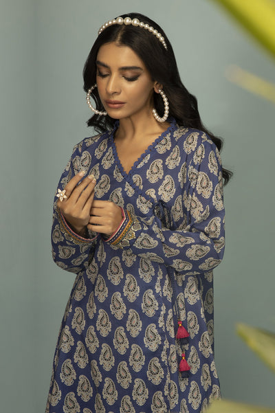 Unstitched 1 Piece Lawn Printed Shirt - Diners