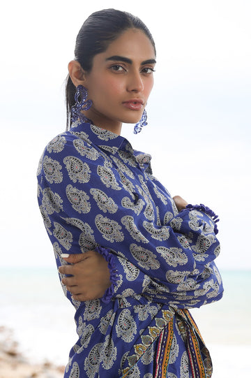 Unstitched 1 Piece Lawn Printed Shirt - Diners