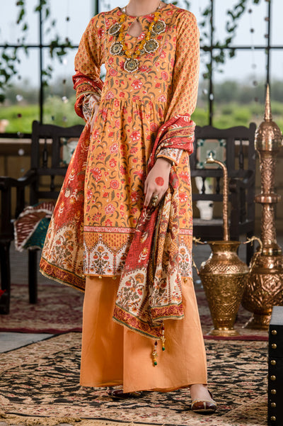 Unstitched Lawn SKU: WU30426-B-MULTI (3 Pcs) - Diners