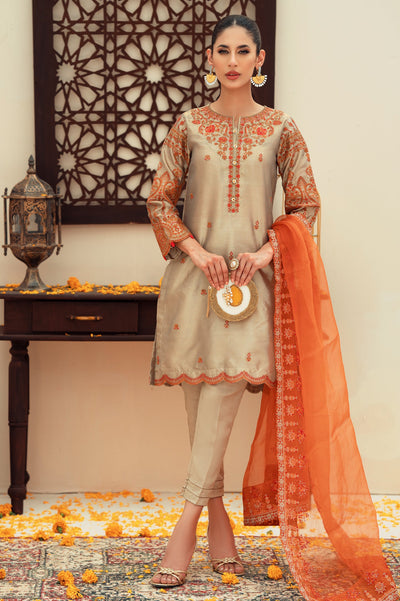 Women Stitched 3 Pcs Suit - Diners