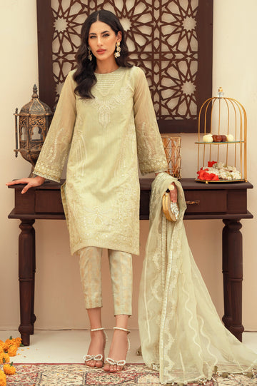 Women Stitched 3 Pcs Suit - Diners