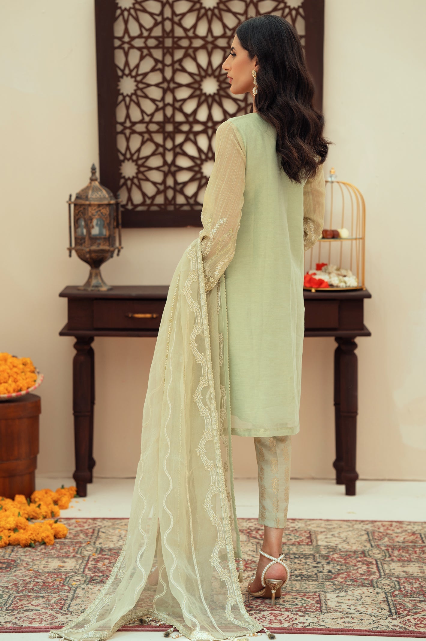 Women Stitched 3 Pcs Suit - Diners