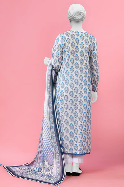 3PC Unstitched Lawn Printed Suit From Diners
