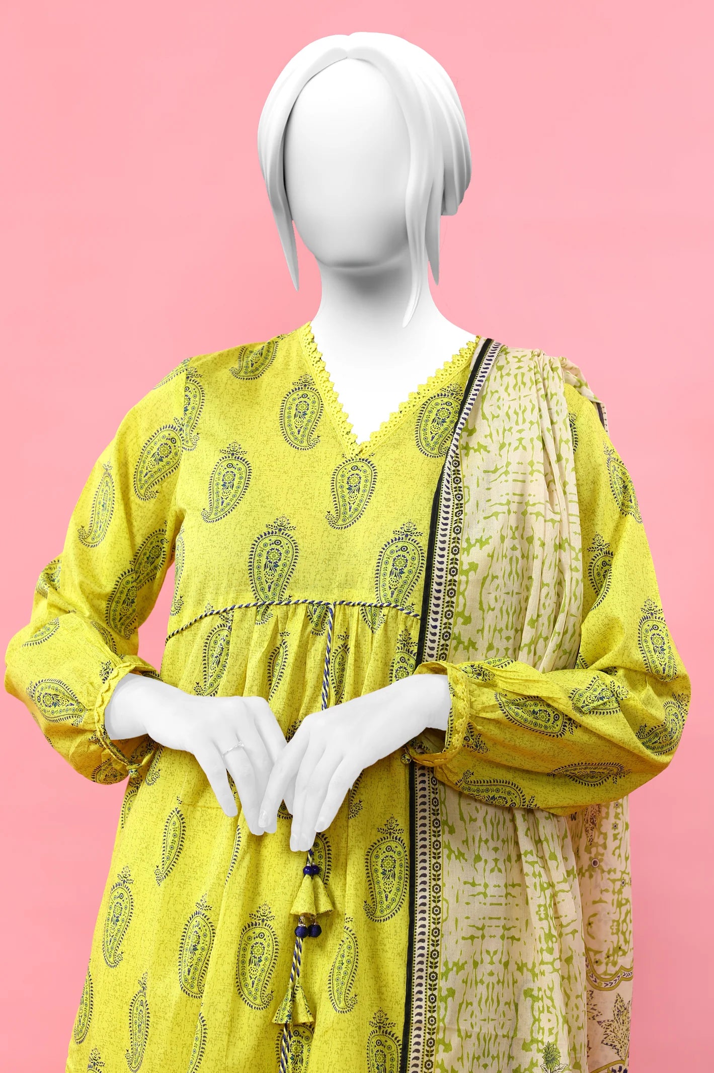 3PC Unstitched Lawn Printed Suit From Diners