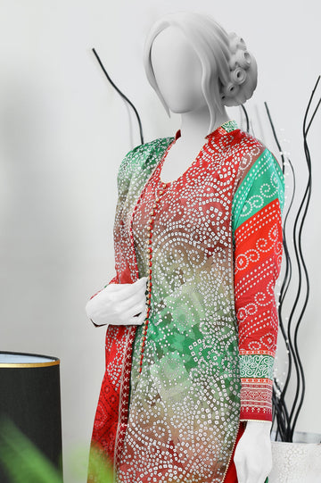 3PC Unstitched Lawn Printed Suit From Diners