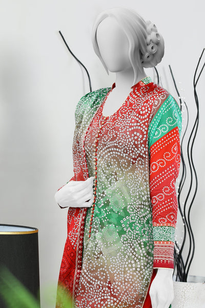 3PC Unstitched Lawn Printed Suit From Diners