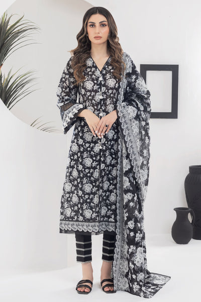 3PC Unstitched Lawn Printed Suit From Diners