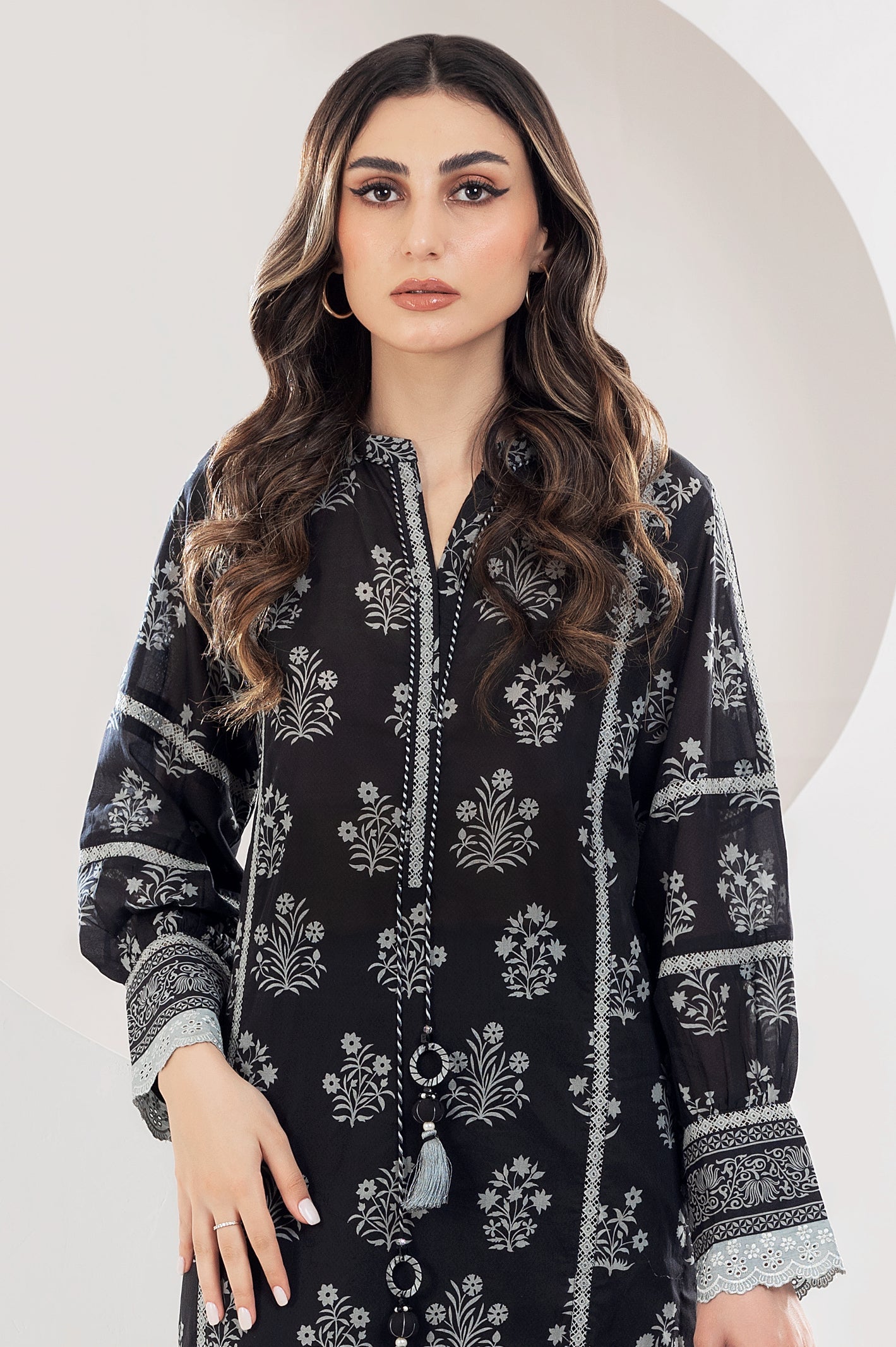 3PC Unstitched Lawn Printed Suit From Diners