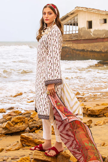 3PC Unstitched Printed