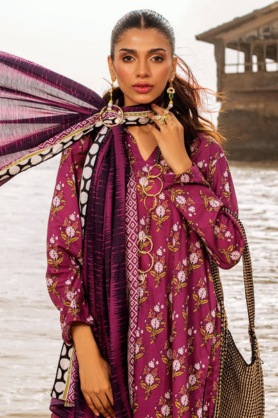 3PC Unstitched Cambric Printed Suit From Diners