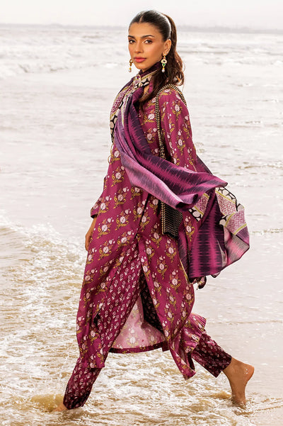 3PC Unstitched Cambric Printed Suit From Diners