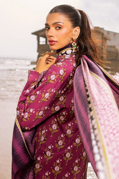 3PC Unstitched Cambric Printed Suit From Diners