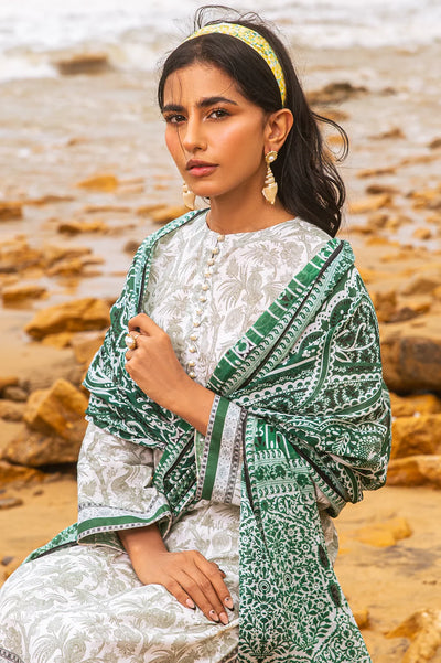 3PC Unstitched Cambric Printed Suit From Diners