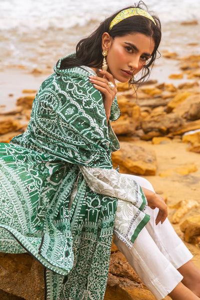 3PC Unstitched Cambric Printed Suit From Diners