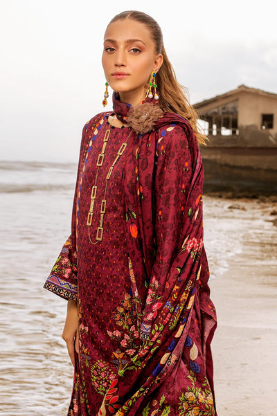 3PC Unstitched Cambric Printed Suit From Diners