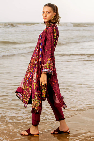 3PC Unstitched Cambric Printed Suit From Diners