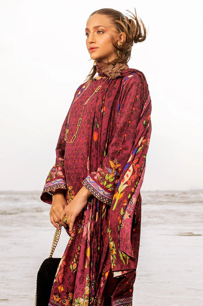 3PC Unstitched Cambric Printed Suit From Diners