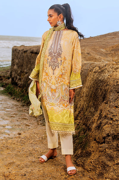 3PC Unstitched Cambric Printed Suit From Diners