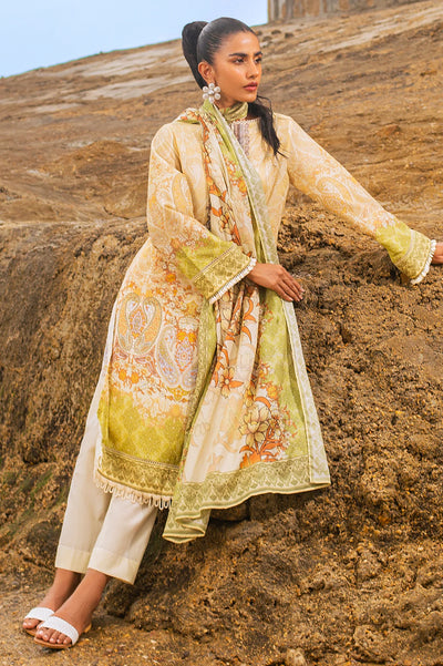 3PC Unstitched Cambric Printed Suit From Diners