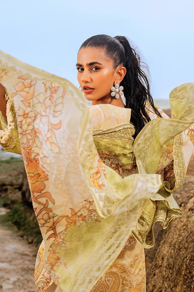 3PC Unstitched Cambric Printed Suit From Diners