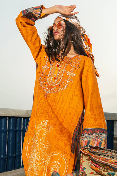 3PC Unstitched Cambric Printed Suit From Diners