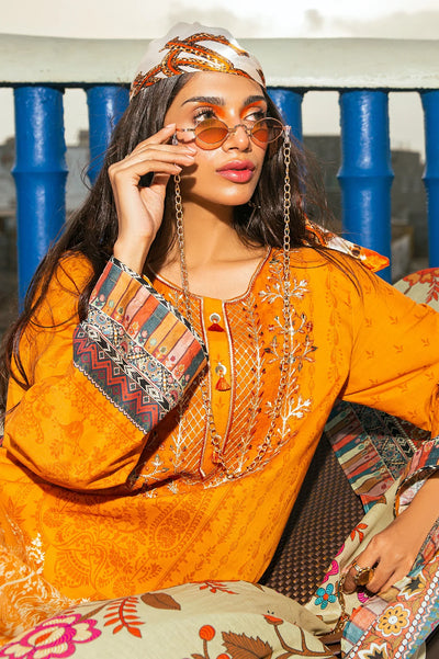 3PC Unstitched Cambric Printed Suit From Diners