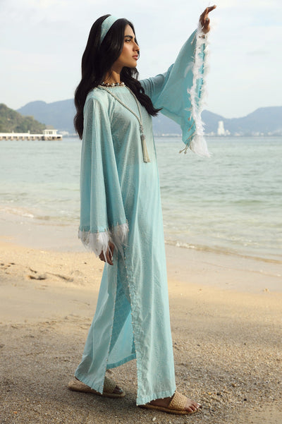 Unstitched 2 Pcs Lawn Printed Shirt & Printed Trouser - Diners