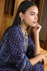 Unstitched 2 Pcs Digital Printed Shirt & Printed Trouser - Diners